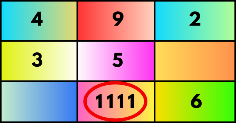 Lo Shu Grid Repeating Number 1