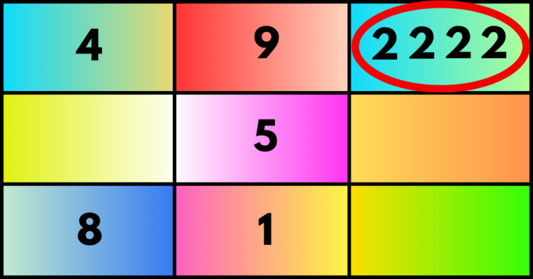 Lo Shu Grid Repeating Number 2