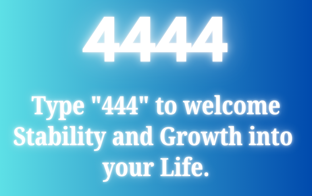 4444 Angel Number